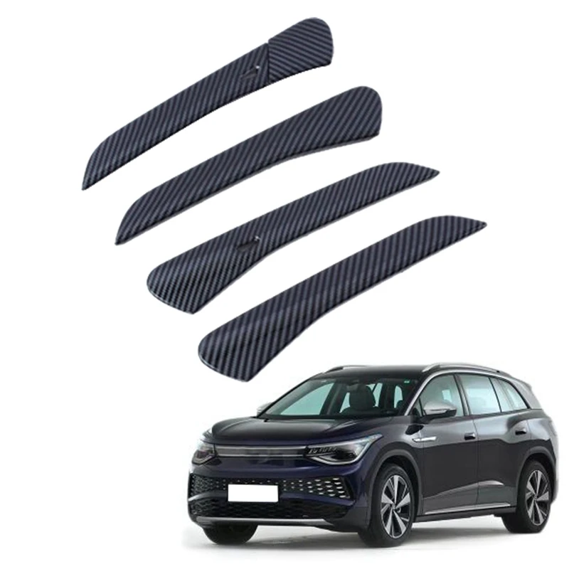 

4 шт., накладки на ручки из углеродного волокна для VW ID.6X 2022 2023