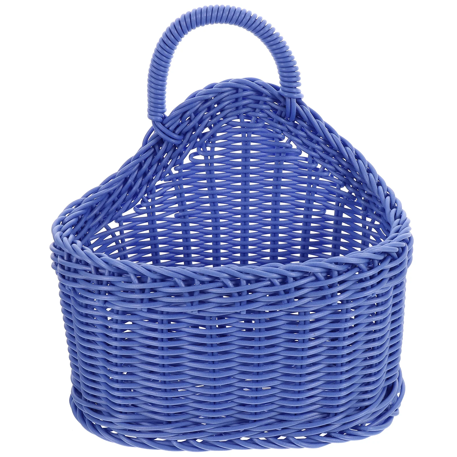 

Pastoral Handmade Plastic Woven Wall-mounted Storage Basket Gifts Christmas for Kitchen Simple in Time Home Spoon Cutlery