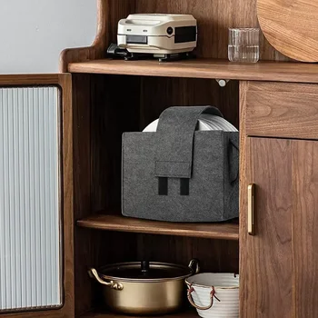 Caravan Plate Holder Tableware Storage Bag For Motorhome Campervan Boat Cupboard Interior Accessories RV Tableware Racks Parts 5