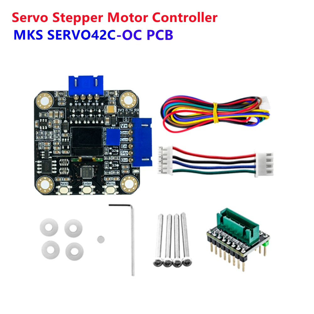 

MKS SERVO42C OC PCBA closed loop stepper driver motor 32bit ARM close loop servo controller Nema 17 servomotor 3d printer parts