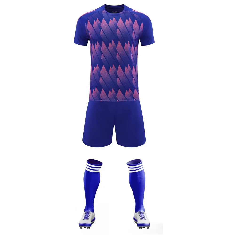 24 25 American children's clothing boy girl Fans shirt Training wear games Football Jersey sport Men Kids Kit Tops and shorts