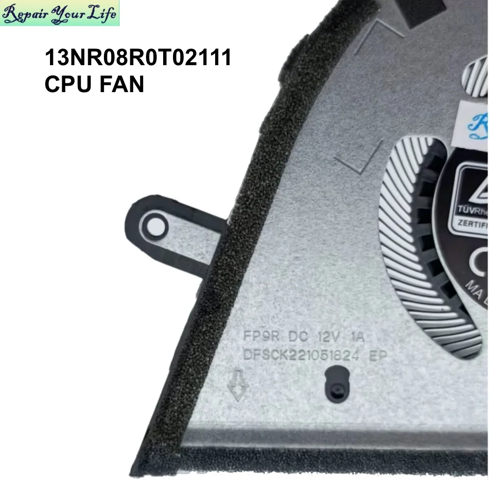 CPU GPU Cooling Fans for Asus ROG Zephyrus M16 GU603 GU603ZM GU603ZE ZW GU603ZX Laptop Cooler Fan 13NR08R0T02111 13NR08R0T03111 cooling fan