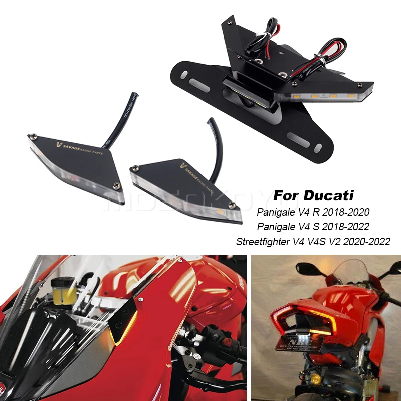 

Фонарь с указателем поворота, передняя вспышка, задняя фонарь для Ducati V4 V4S V2