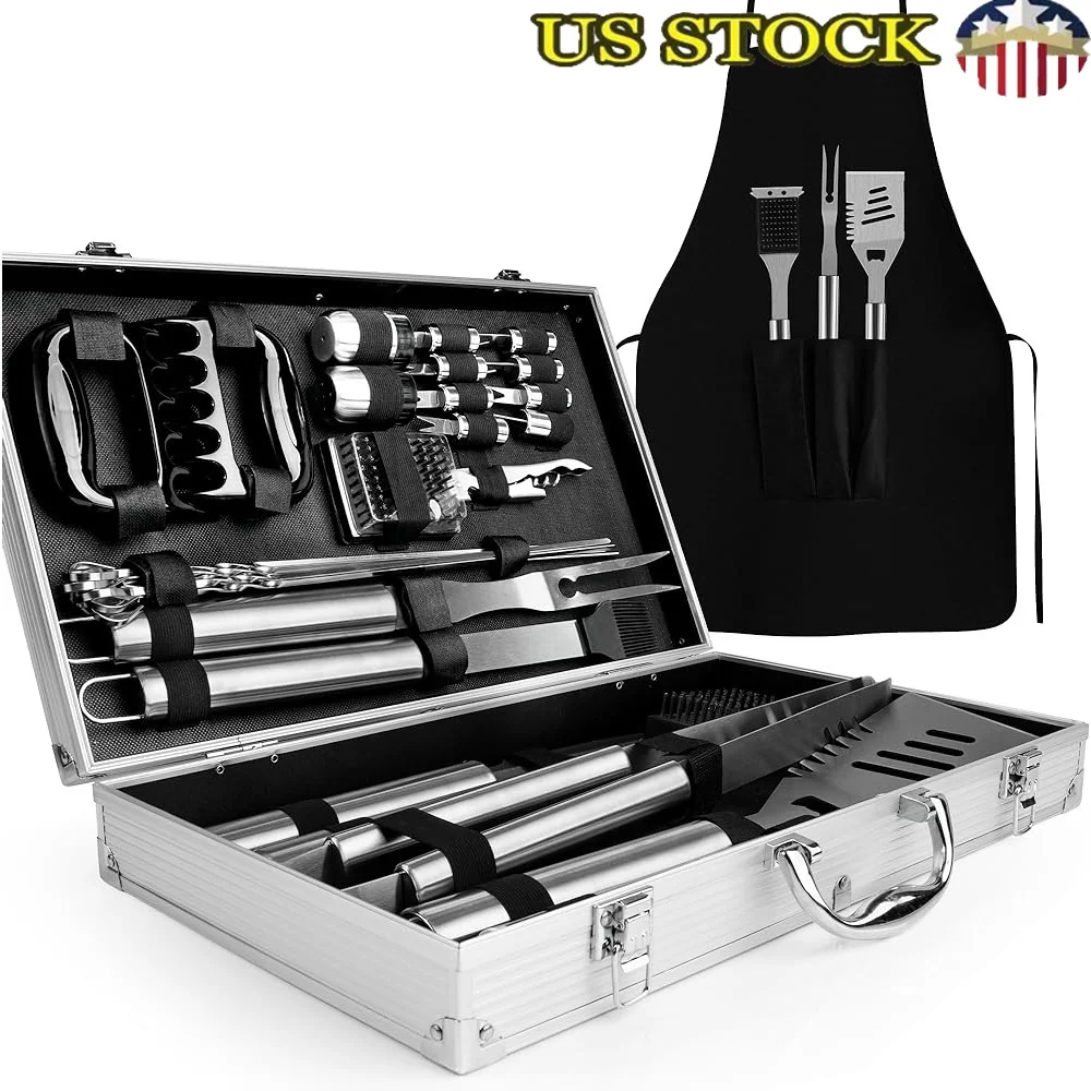 32 Piece Portable Grill Tool Set 1