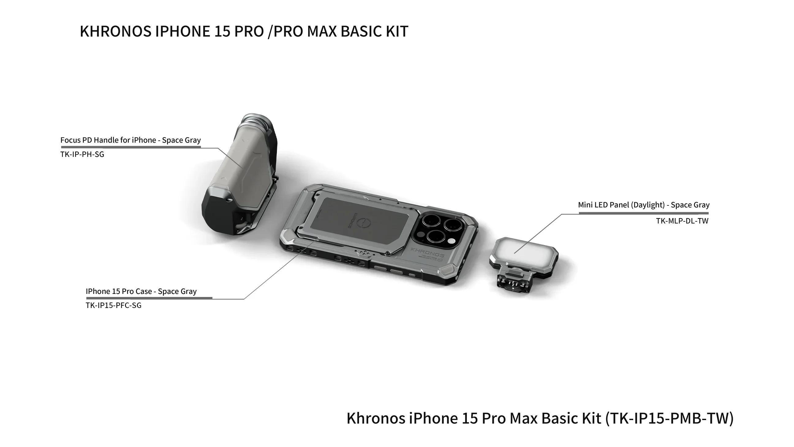 TILTA Khronos for iPhone 15 Pro/Pro Max Cage Ecosystem