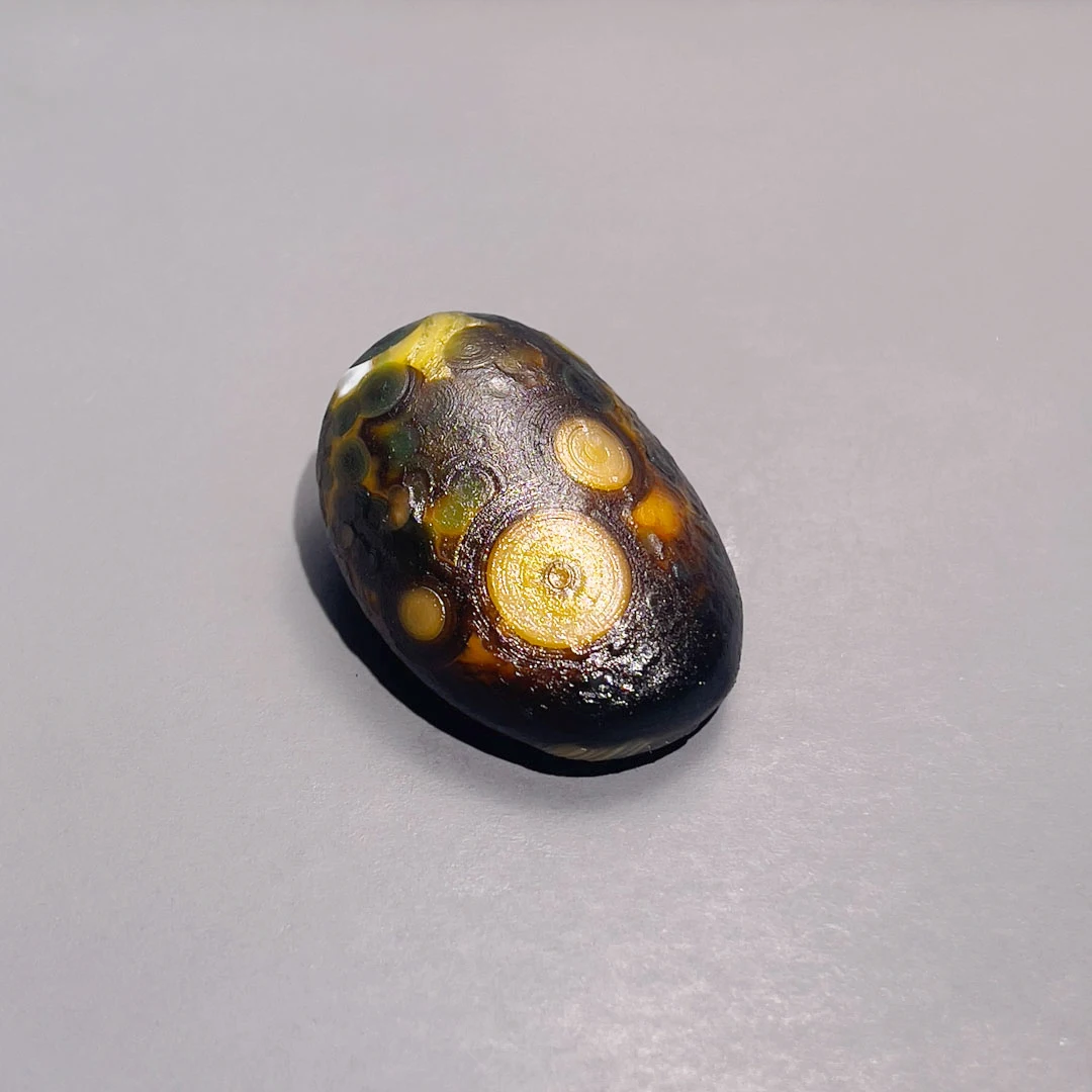 

Pure Natural Wishing Agate Stone Colorful Flower Eye Agate Is Extremely Rare And Precious Bead For Jewelry DIY Decoration