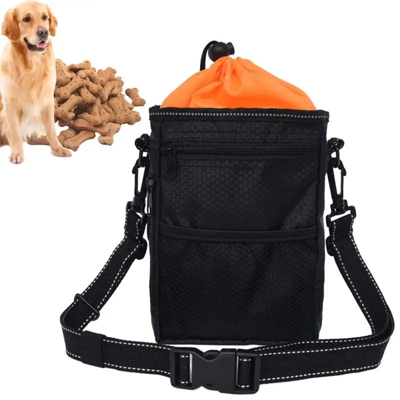 

Dog Treat Pouch Drawstring Closure Pet Training Behavior Aids Dog Walking Bag Puppy Training Pouch Waist Clip pet supplies