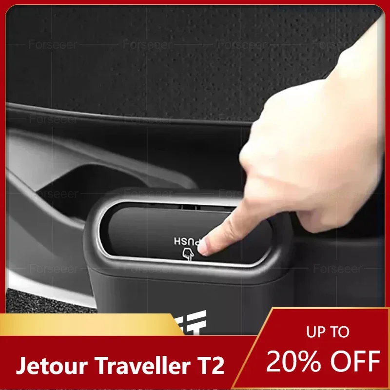 Jetour Traveller T2 Jetour T2 Accessory Car Trash Can Hanging Auto Trash Bin Storage Box Auto Interior