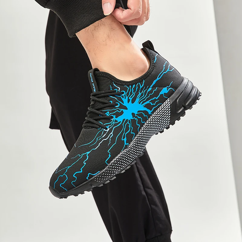 Modern Men's Breathable Mesh Casual Shoes Lightweight Non-slip_voghion.com