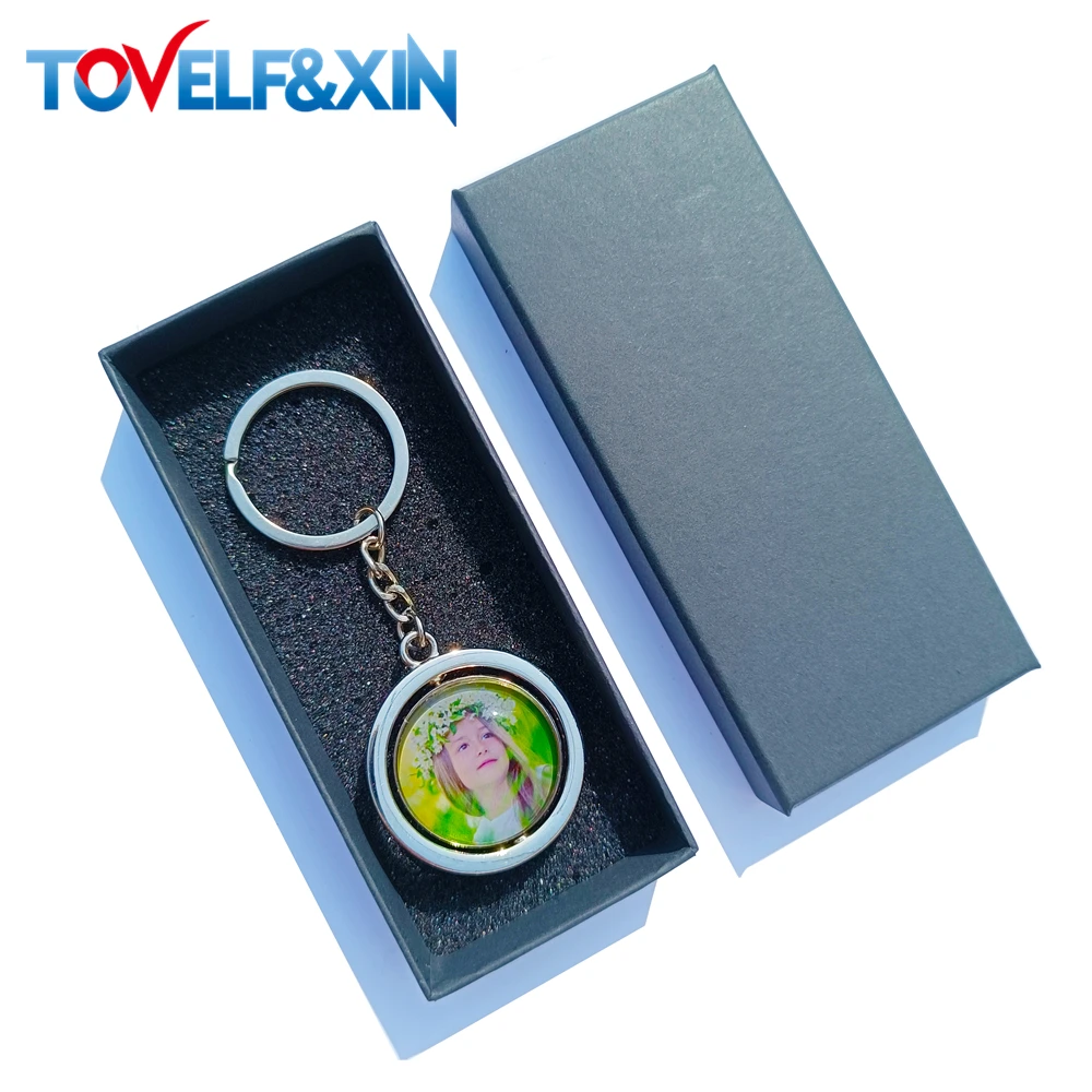 Llavero Personalizable Con Foto - Regalo Ideal Para El Día De La Madre, Cumpleaños O Bodas, Plata