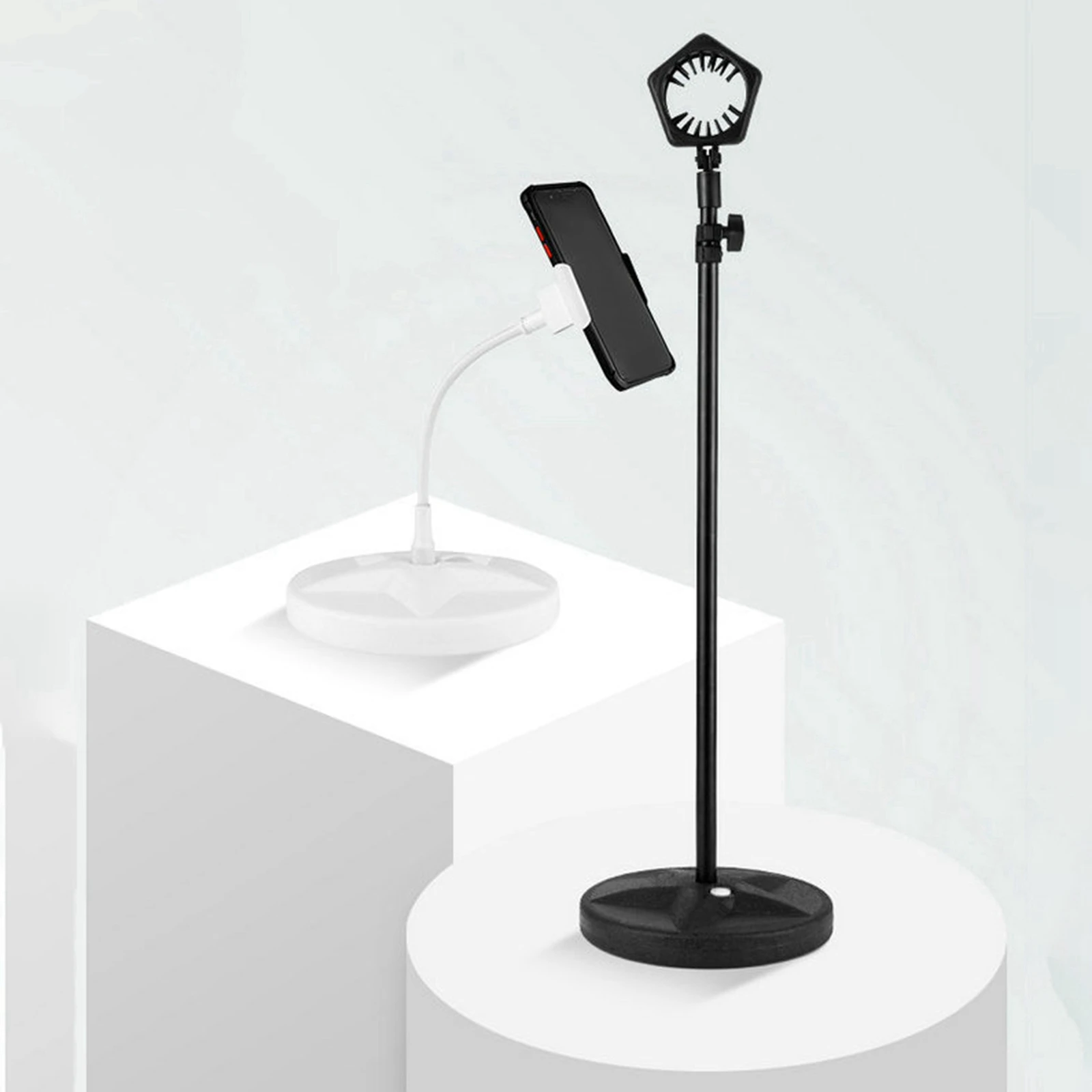 Hair Dryer Stand Holder hair dryer holder hair tool holder Adjustable Height Floor Standing Home Blow Hair Dryer Bracket Stand Rack for Pet Grooming Care Tool