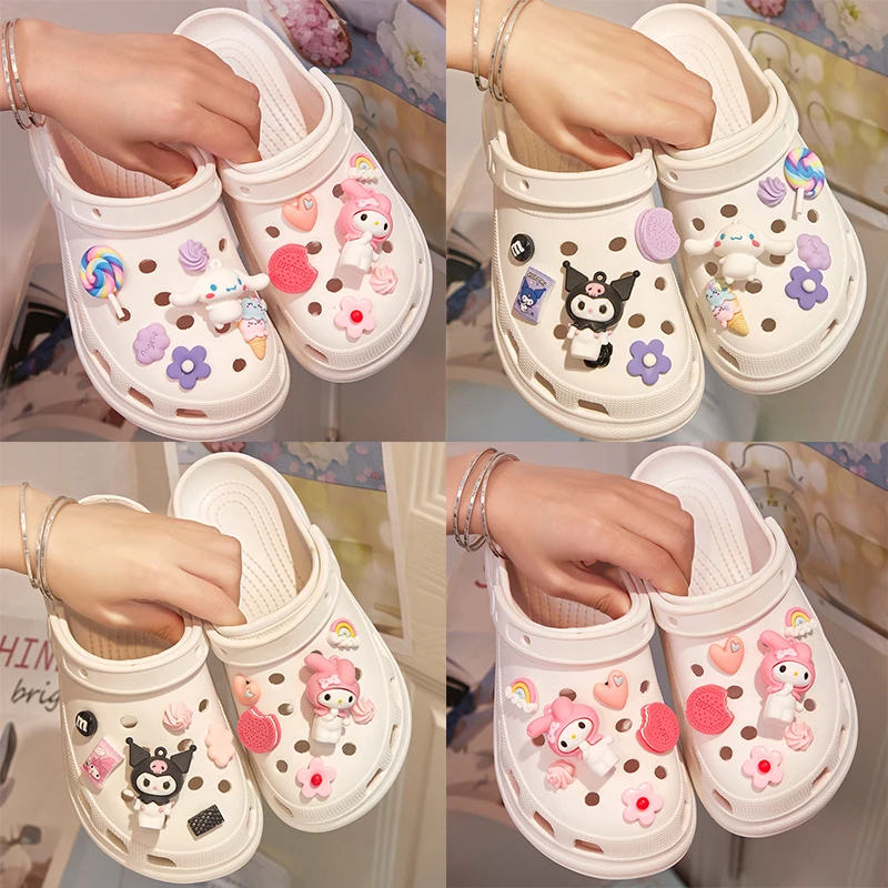 Kawaii My Melody/Kuromi/Cinnamoroll Croc Charms PRICE IS FOR 2