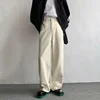 Baggy Beige Jeans Men Fashion Casual Oversized Wide Leg Jeans Men Streetwear Korean Loose Straight Denim Pants Mens Trousers 1