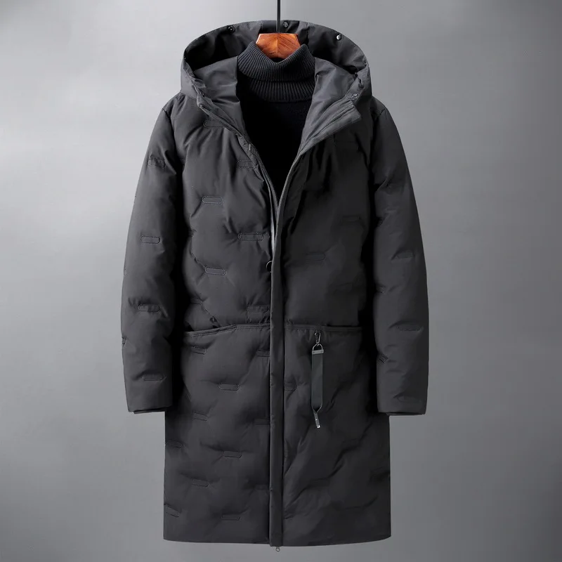 Medium and Long Section Cotton Clothing Large Size Down Jacket Outdoor Leisure Men's Clothes Winter