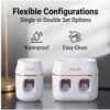 Améliorez votre salle de bain avec ce distributeur de dentifrice et support de rangement 2-en-1 – Recharges automatiques de dentifrice simplifiées ! 6