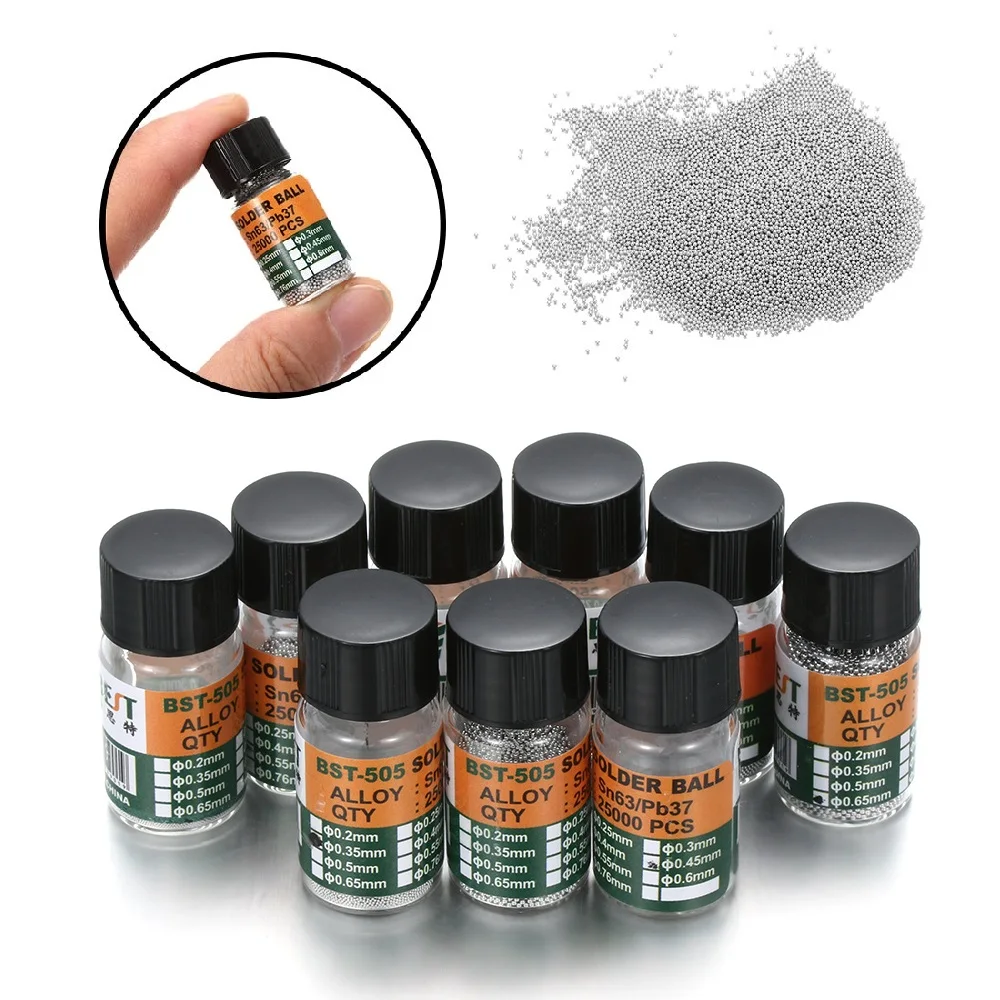 Reballing Balls Solder Ball Bottle Welding Fluxes 25000pcs