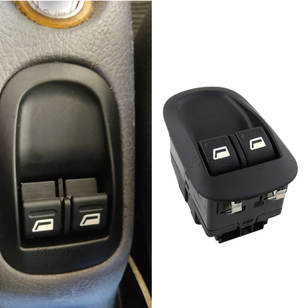 Nuevo botón de interruptor Triple de ventana eléctrica delantera izquierda/derecha para Peugeot 206 CC, 2D, 2A, SW, 2E, 2K 6554.WQ