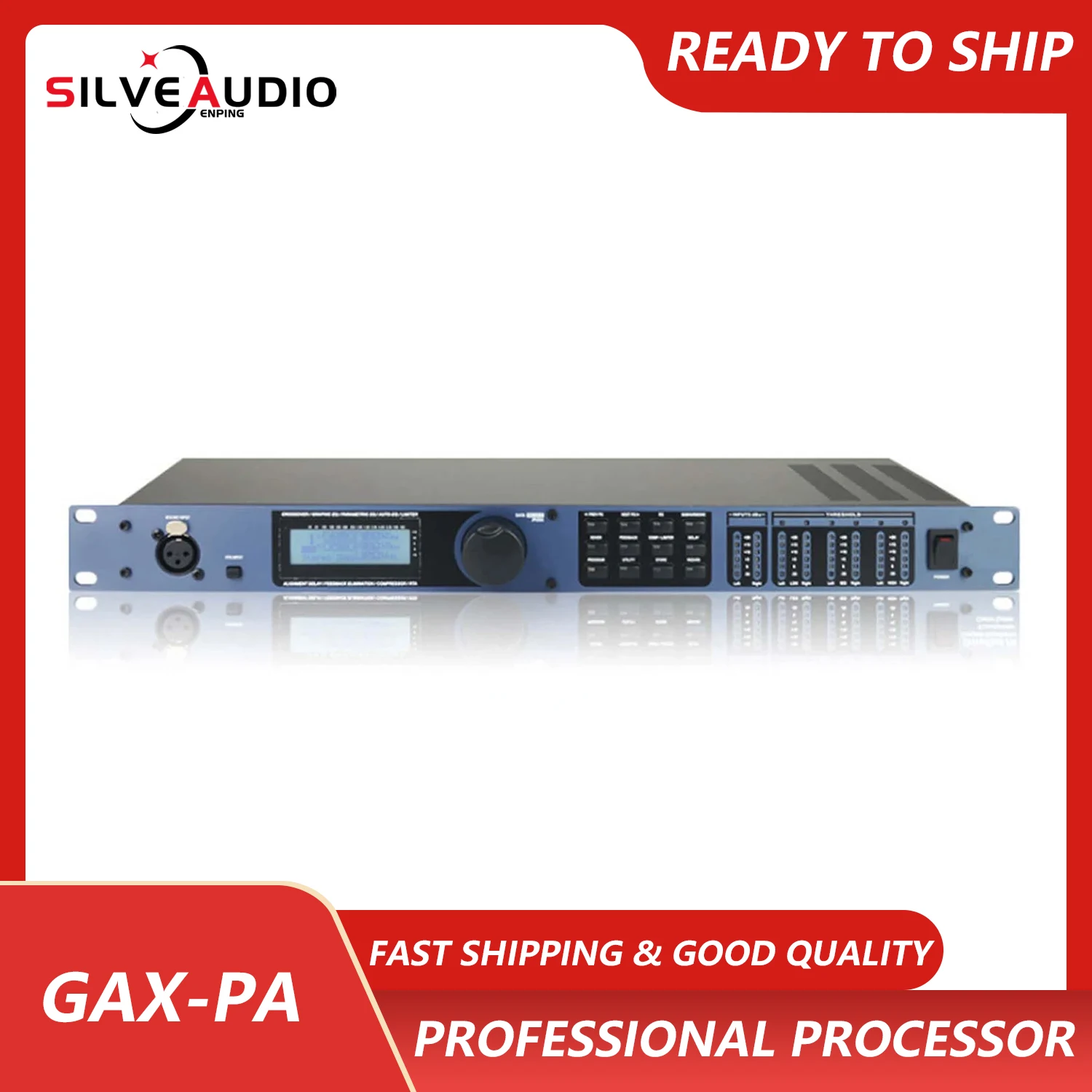 GAX-PA Professional PA 2 in 6 전문 프로세서 무대 성능 전문 디지털 오디오 프로세서