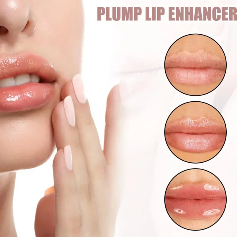 Lip Plumper Instant Volumising Lips Serum Plumper Repairing Reduce Fine Lines Fuller Filler Bigger Pulp Lips Moisturizing Care Essence 10ML