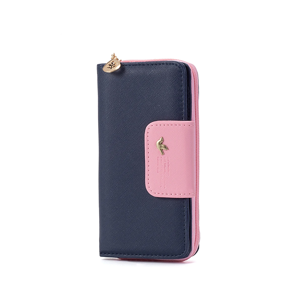 Elegant PU Leather Travel Wallet - Compact Card Holder and Coin Purse