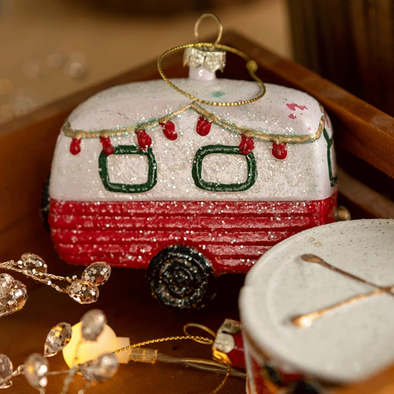 Christmas Painted Alien Ball Ornament Christmas Tree Decoration Pendant Christmas Cane House Ornament Home Holiday Decoration