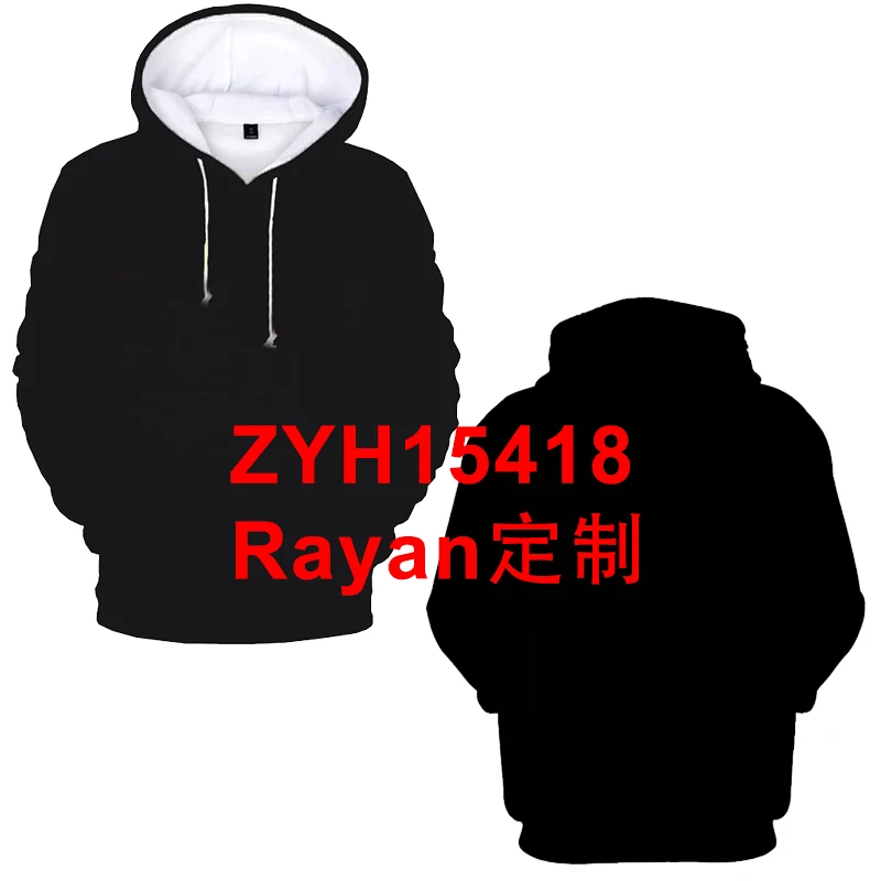 3d zipper hoodie