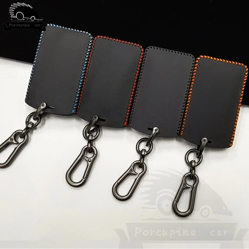 Leather Key Case Holder Key Cover Keychain for Renault Clio Scenic Megane 2 3 Duster Sandero Captur Twingo Koleos