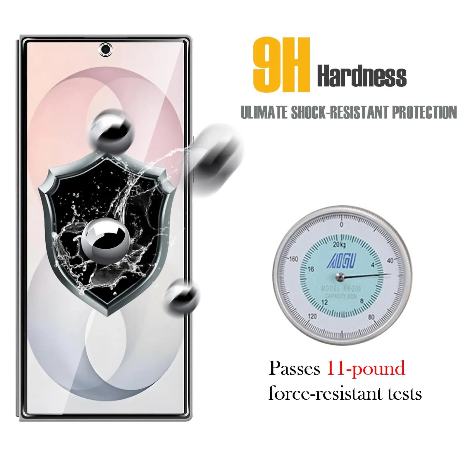 Premium Tempered Glass Screen Protector - 6.5 Ultra Clear, Anti-Scratch, Case Friendly