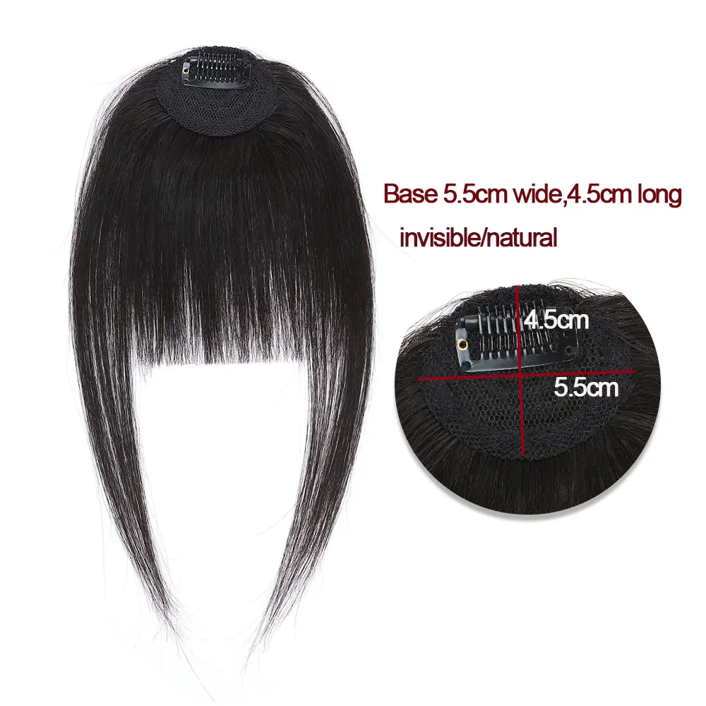 Clip-in Bangs Real Human Hair For Extensions 9g human hair bangs