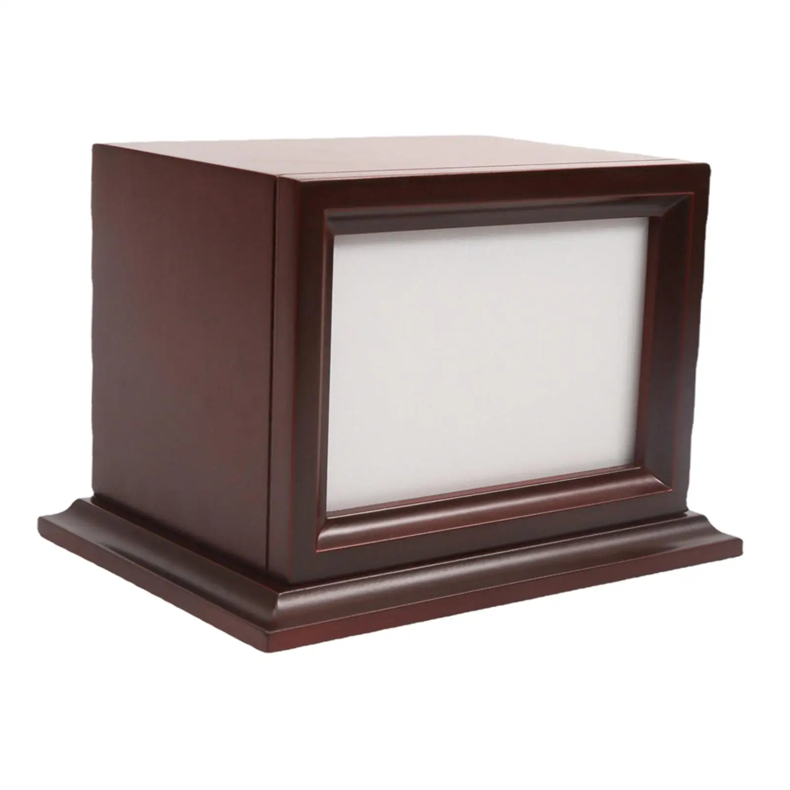 

Pets Ashes Cremation Urn, Memorial Box Wood Design Keepsake Cinerary Casket for Dogs Cats Funeral Supply Birds Pets Memorials