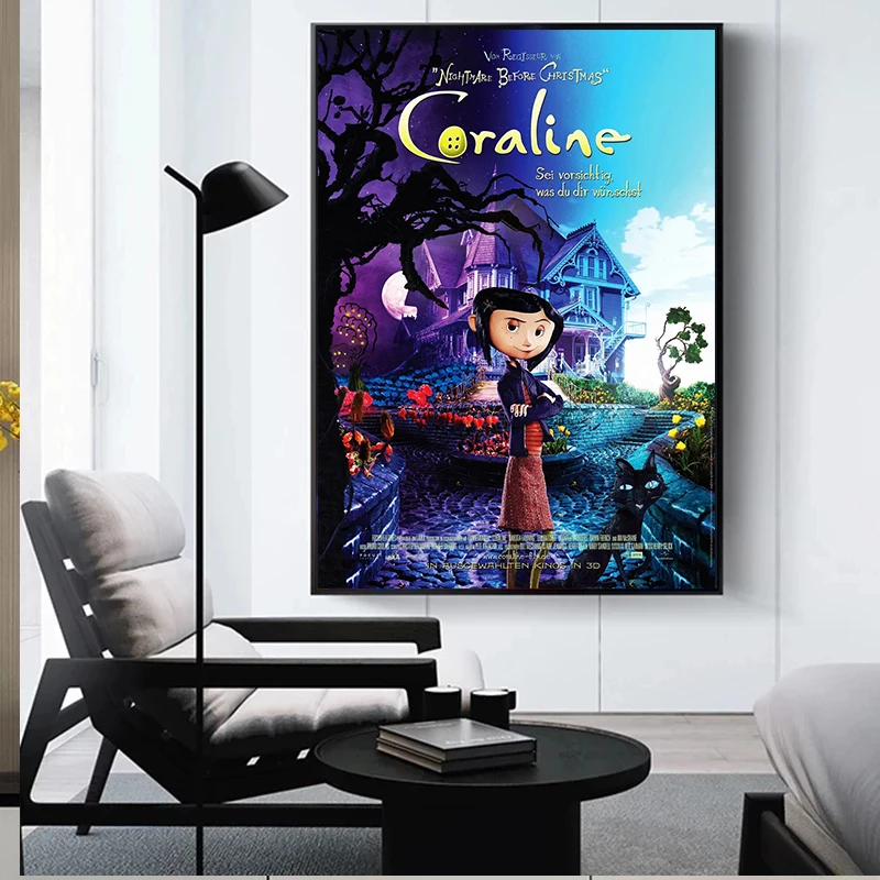 Poster/Print • Coraline e o Mundo Secreto • Anime fanart