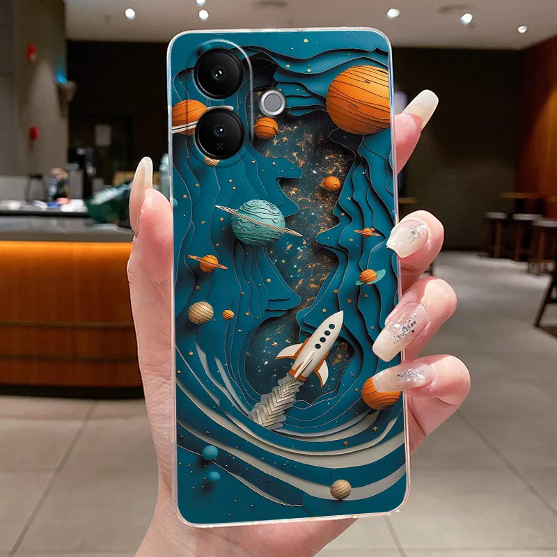 Floral Butterfly Bow Soft Transparent Phone Case - Silicone TPU Jelly Cover