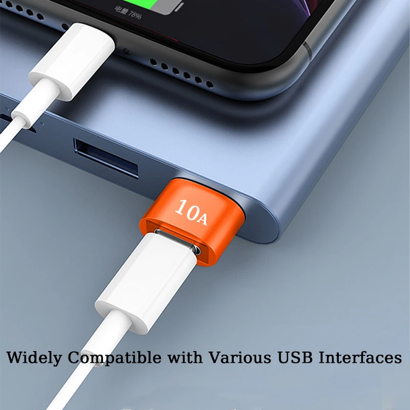 USB 3.0 To Type C Adapter 10A OTG TypeC Female to USB Male Converter Fast Charging Data Transfer Macbook Xiaomi Samsung usb to type c adapter otg adapter type c adapter
