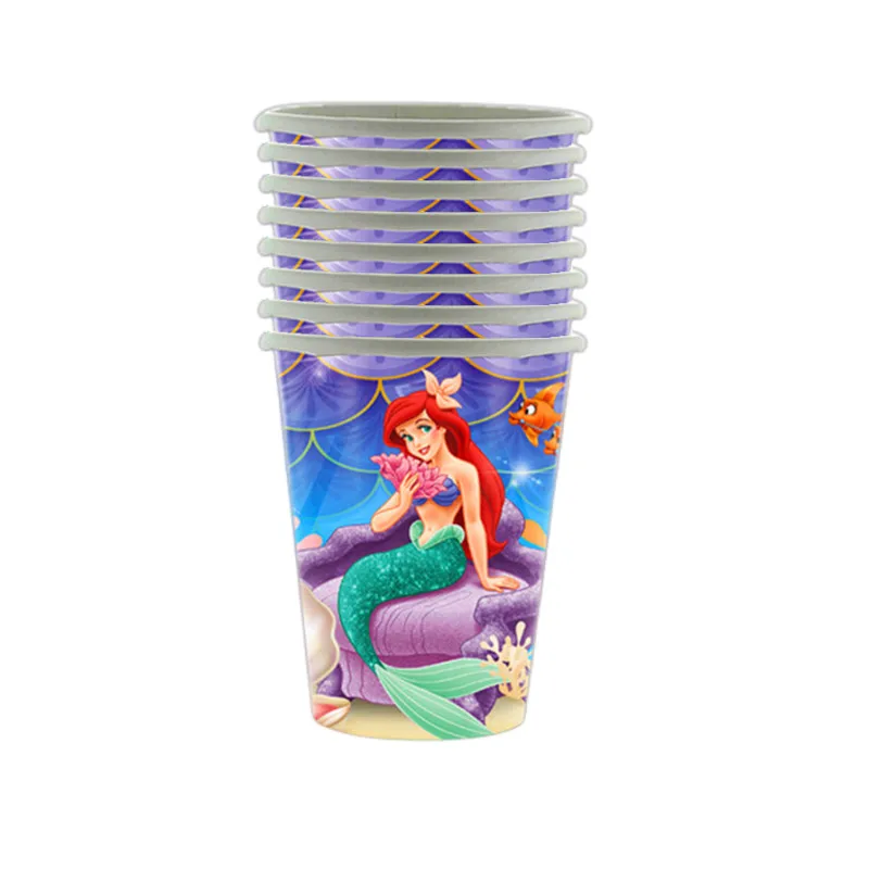 Riisoyu Lot De 23 Décoration De Gâteau Sirène à Paillettes - Décoration Pour Anniversaire, Fête - Fournitures De Princesse Sous L'eau