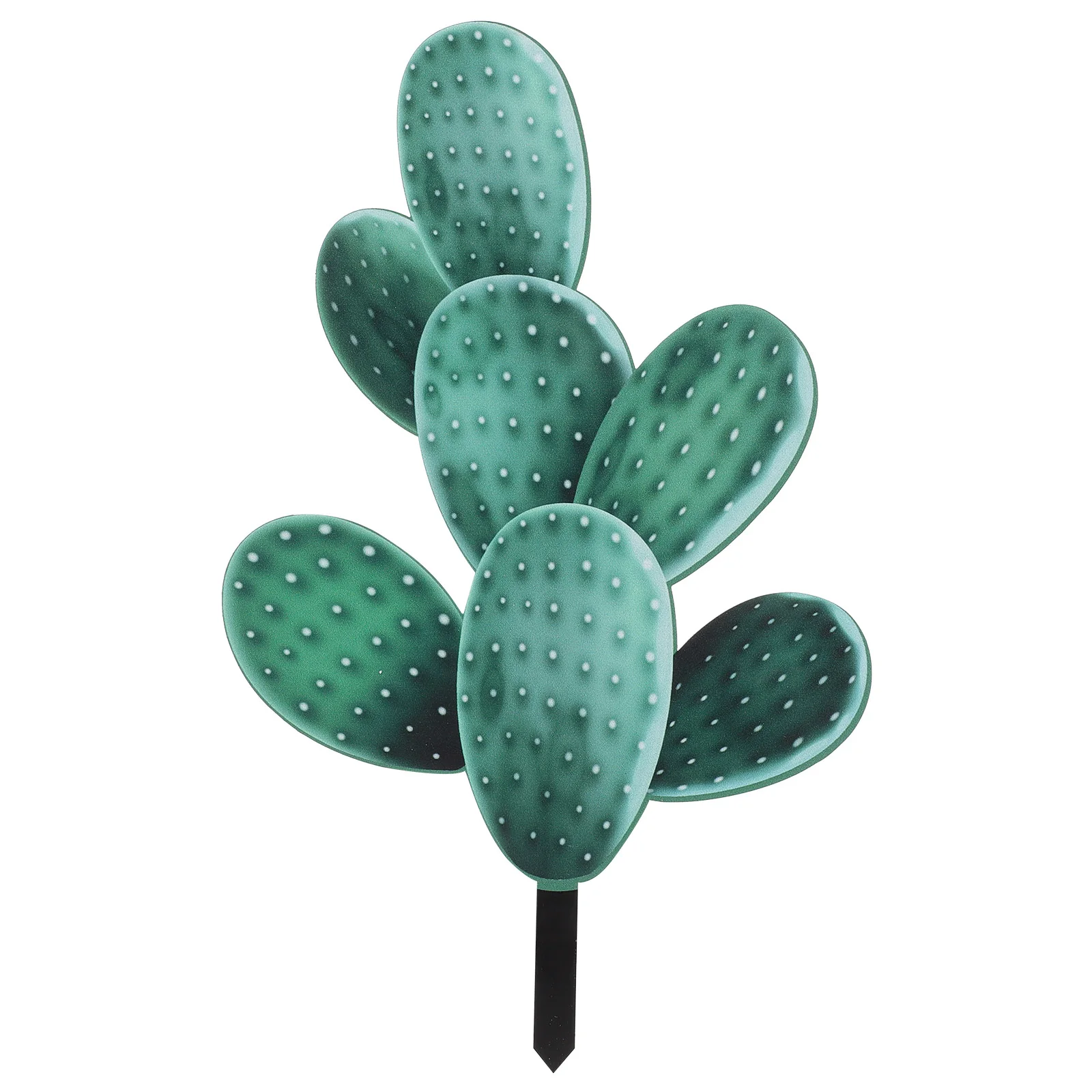 

Cactus Rustic Sculpture Metal Cactus Yard Acrylic Succulents Artificial Plantss Stake Hand Painted Sculpture Statue Outdoor