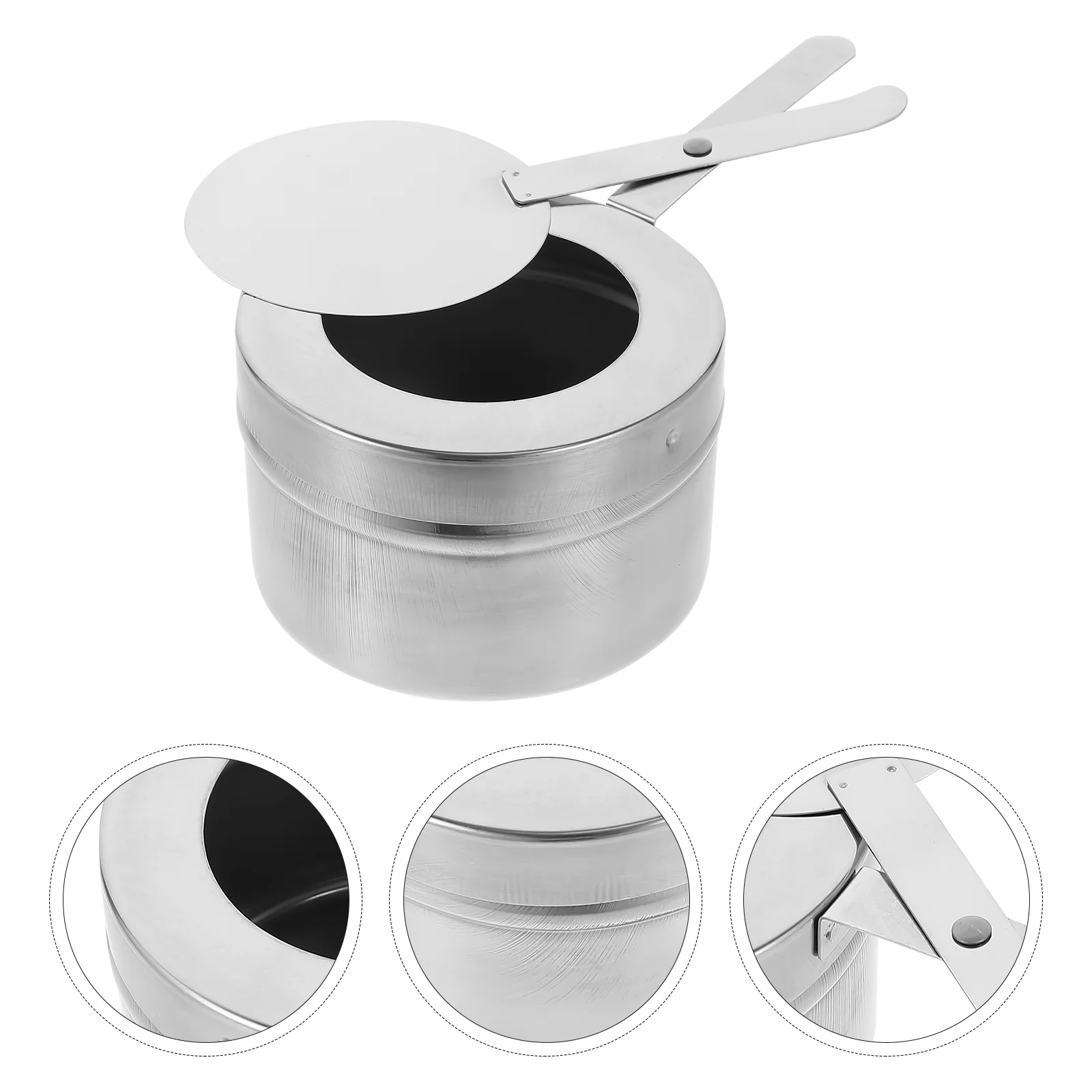 

Fuel Holder Stove Chafer Steel Stainless Camping Heat Cans Dish Buffet Chafing With Canned Box For Barbecue Accessory Cover