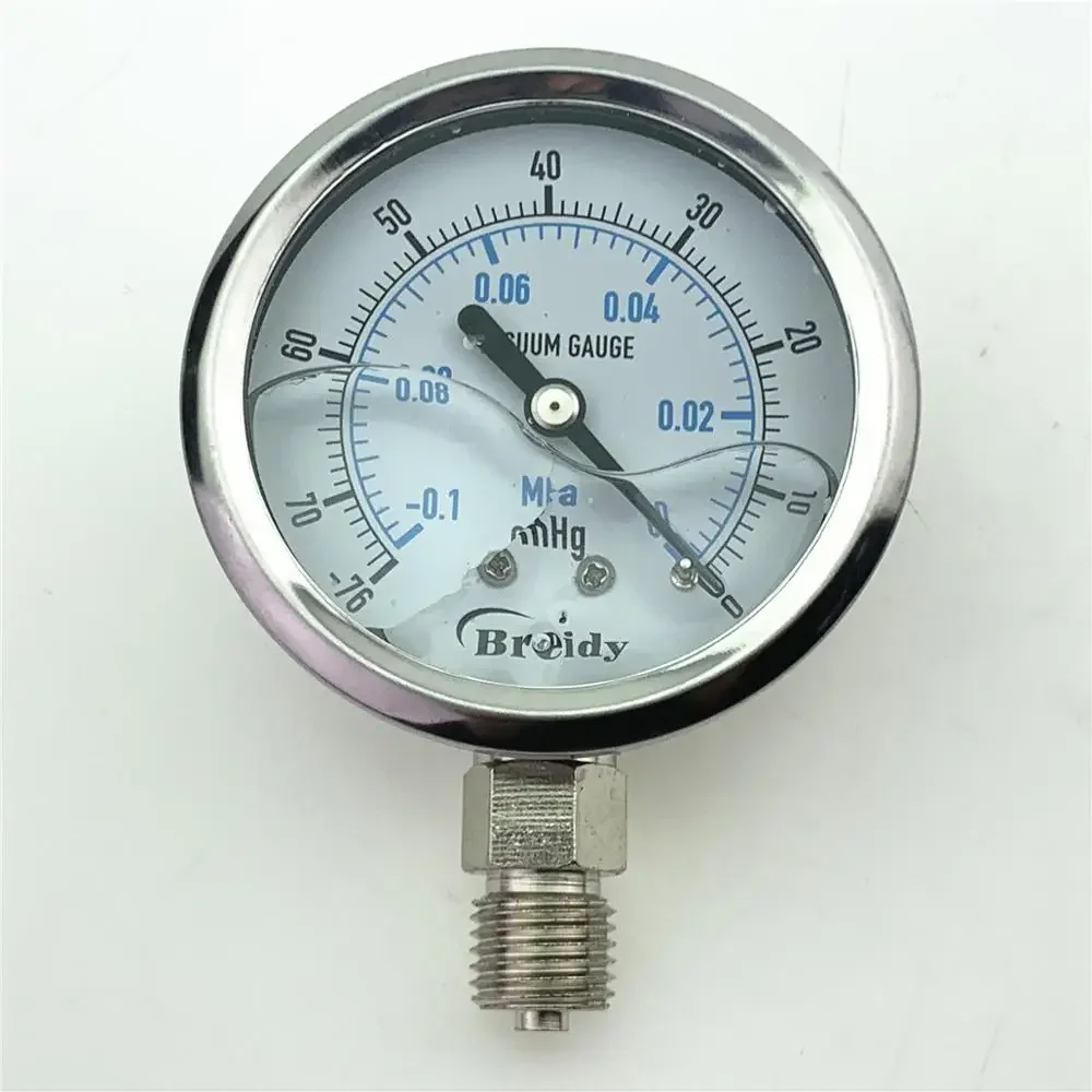 Stainless Steel Shockproof Pressure Gauge Barometer Water Pressure Gauge Liquid Oil