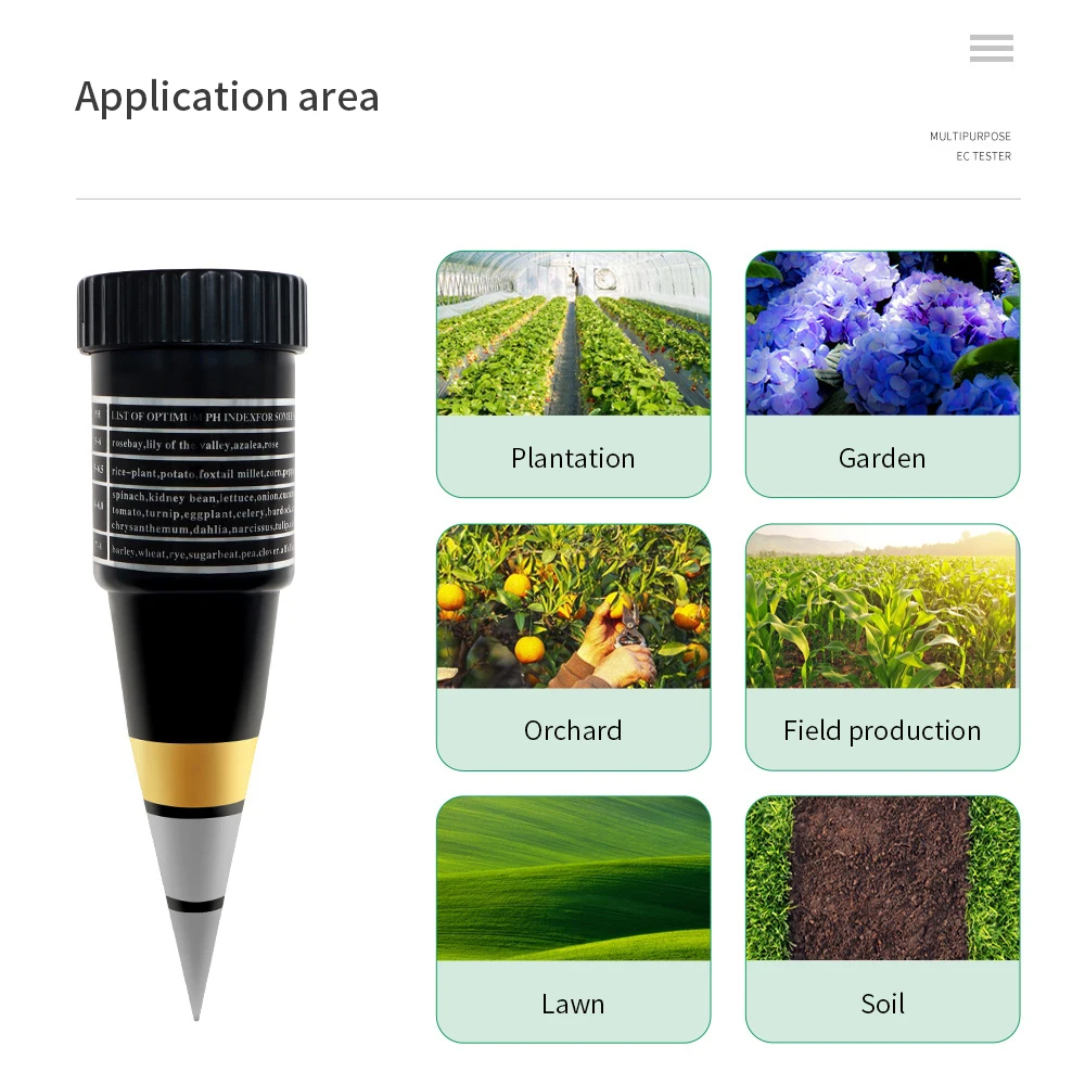 Soil Moisture PH Meter Acidity Humidity Tester Metal Sensor Probe 3~8ph No Battery Hygrometer for Planting Garden Tool soil moisture sensor soil tester ph meter