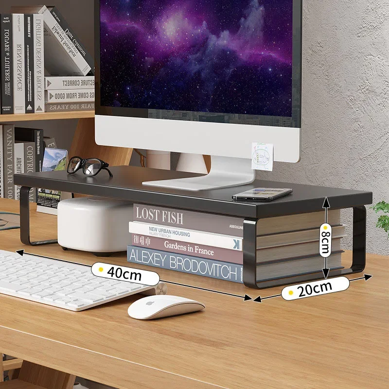 Simple Desktop Computer Stand with Storage 3