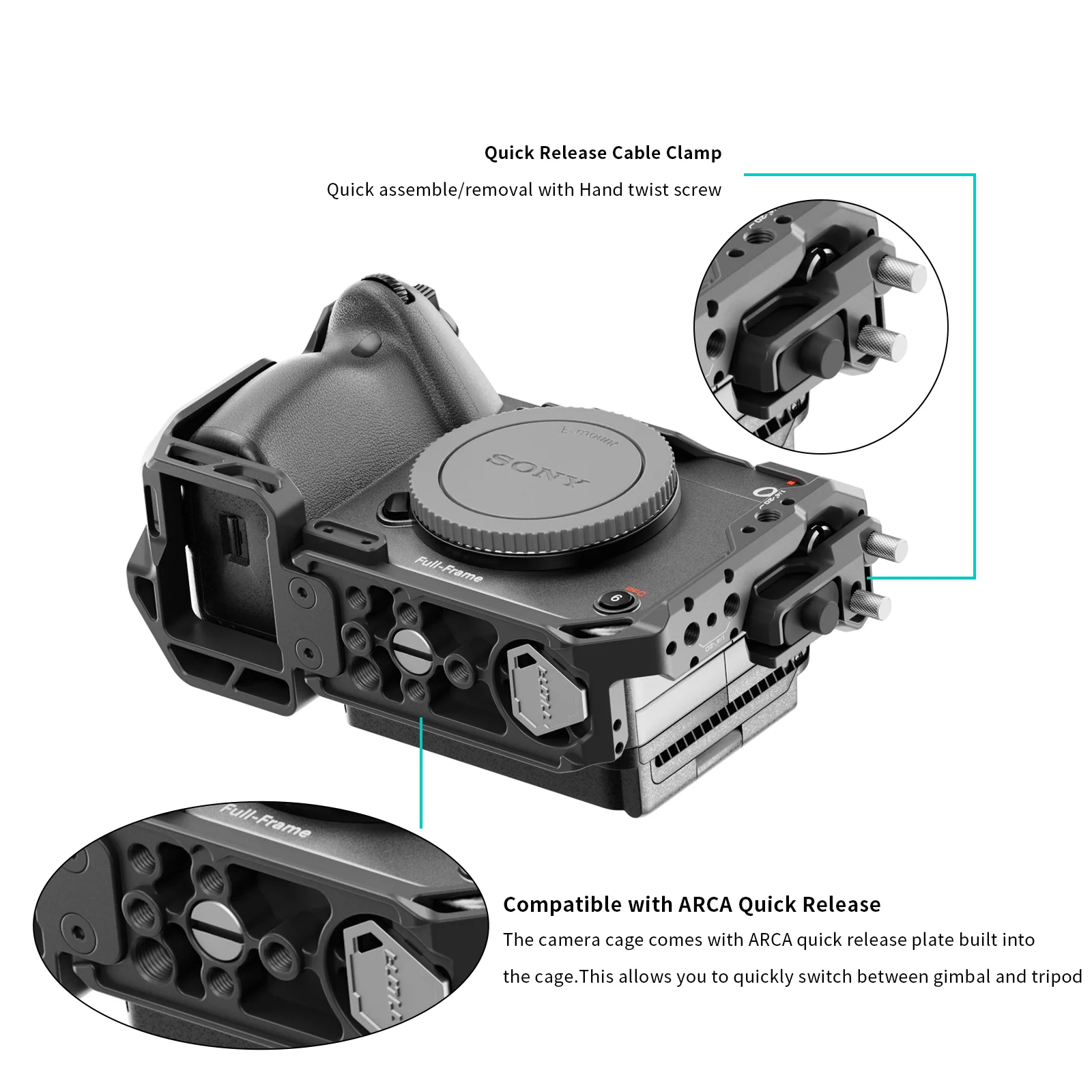Tilta Ta-t13-a Camera Cage Armor Pro Kit For Sony Fx3 Dslr
