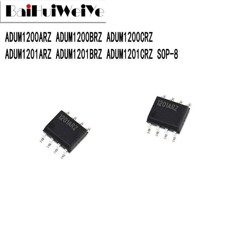 10pcs Adum1200arz Adum1200brz Adum1200crz Adum1201arz Adum1201brz ...