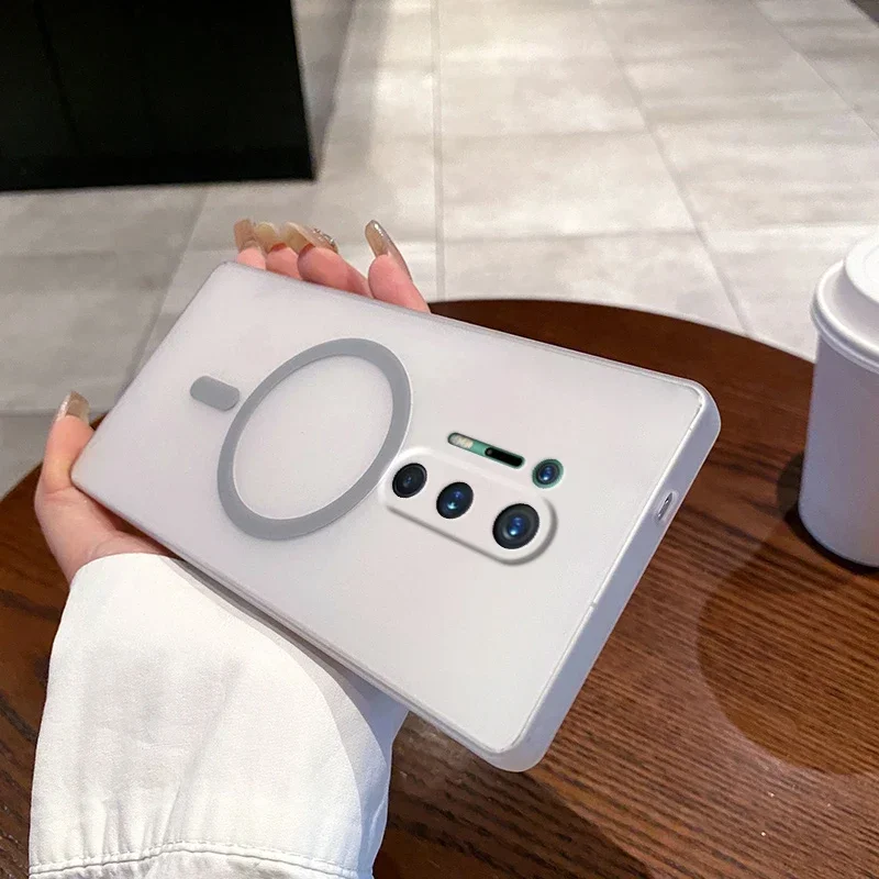 MagSafe-Enabled Matte Luxury Phone Case with Magnetic Wireless Charging Compatibility