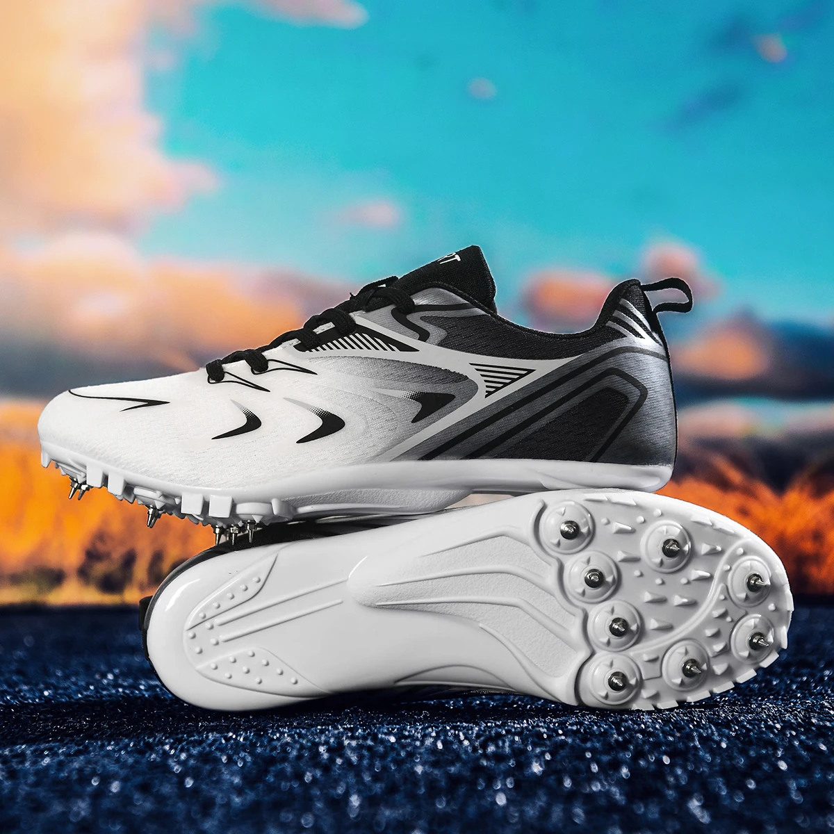 Description Picture 6 of itemTrack Spike Man Professional Shoes Track and Field Sport Shoes for Men Women Outdoor Women Gym Boys Original Running Sneakers