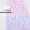 Glitter Iridescent Table Runner Holographic Mermaid Tail Scale Sequin 탁자 깃발  for Wedding Birthday Party Christmas Decoration 4