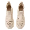 New Women's Breathable Mesh Boots Summer Shoes Lace Walking Shallow New Solid Non Slip Casual Shoes 35-40 Vulcanize Shoes 3