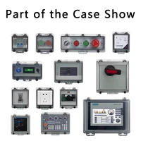 IP67 เบรกเกอร์กล่องกันน้ำโปร่งใสกล่องกระจายหน้าต่างป้องกันฝาครอบหน้าต่างจอภาพสวิตช์หน้าต่างสังเกตการณ์ 6