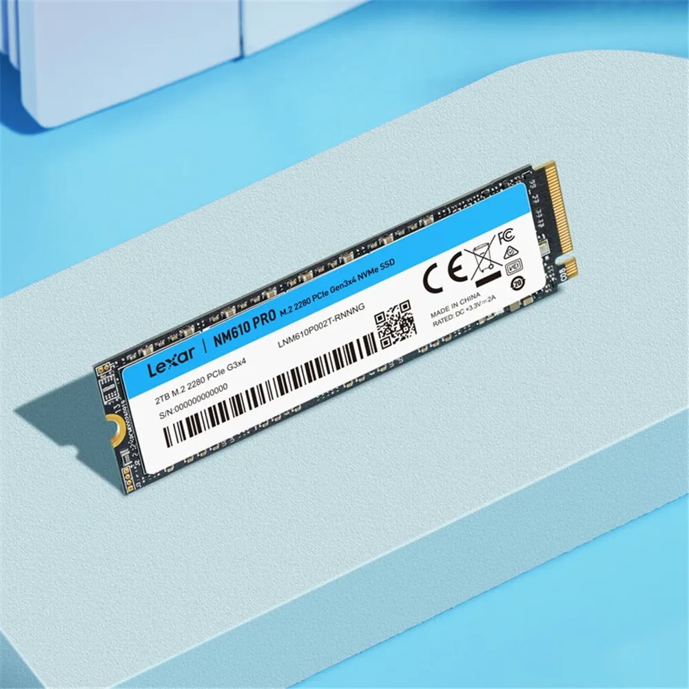 Lexar NM610 PRO SSD 500GB 1TB 2TB PCIe Gen3x4 M.2 2280 内部ゲーム
