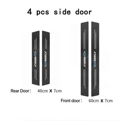 Universal Car Doorsill Protective Sticker Tape - Durable Vehicle Interior Accessory - Four Seasons (4pcs Geely)