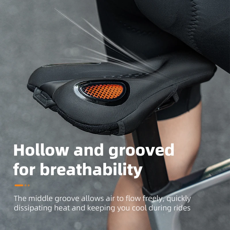 ROCKBROS Couvre Selle VTT Housse Coussin Selle de Vélo en Gel Couvre de