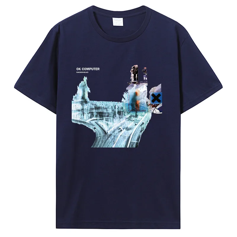 radiohead tシャツ ビンテージ　ok computer Radiohead Ok Computer Vintage Washed T Shirt Cd Lp Vinyl
